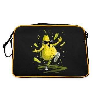 Pear - Retro Bag - black/gold - Back