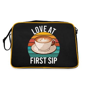 Coffee Gifts - Retro Tasche - Schwarz/Gold - Hinten