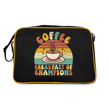 Coffee Gifts - Retro Tasche - Schwarz/Gold - Hinten