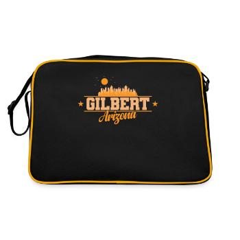 Gilbert, ville de l’Arizona aux États-Unis - Sac Retro - noir/or - Dos