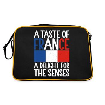 Cadeaux de cuisine française - Sac Retro - noir/or - Dos