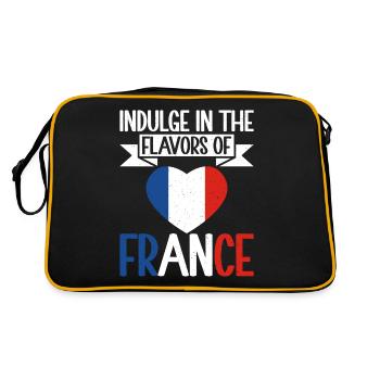 Cadeaux de cuisine française - Sac Retro - noir/or - Dos