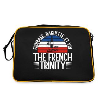 Cadeaux de cuisine française - Sac Retro - noir/or - Dos