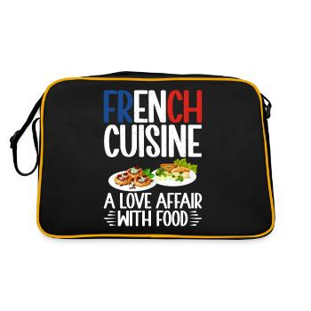 Cadeaux de cuisine française - Sac Retro - noir/or - Dos