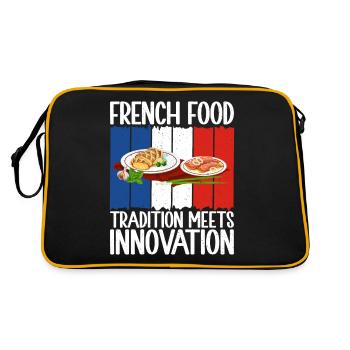 Cadeaux de cuisine française - Sac Retro - noir/or - Dos