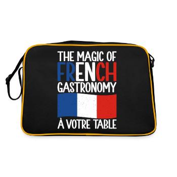 Cadeaux de cuisine française - Sac Retro - noir/or - Dos
