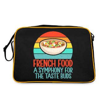 Cadeaux culinaires français - Sac Retro - noir/or - Dos