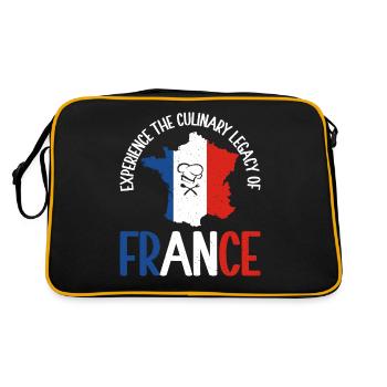Cadeaux de cuisine française - Sac Retro - noir/or - Dos