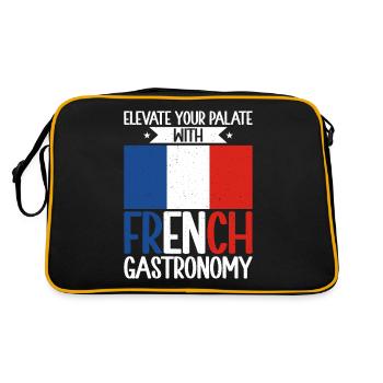 Cadeaux de cuisine française - Sac Retro - noir/or - Dos