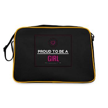 Fière d’être une fille grunge - Sac Retro - noir/or - Dos
