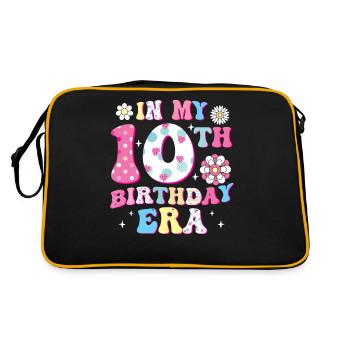 Bienvenue à l’âge du 10e anniversaire - Sac Retro - noir/or - Dos