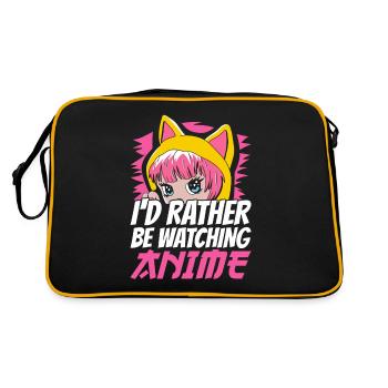 Manga d’anime - Sac Retro - noir/or - Dos