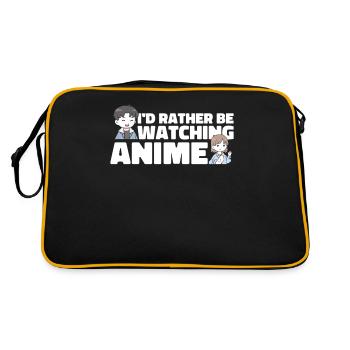Manga d’anime - Sac Retro - noir/or - Dos