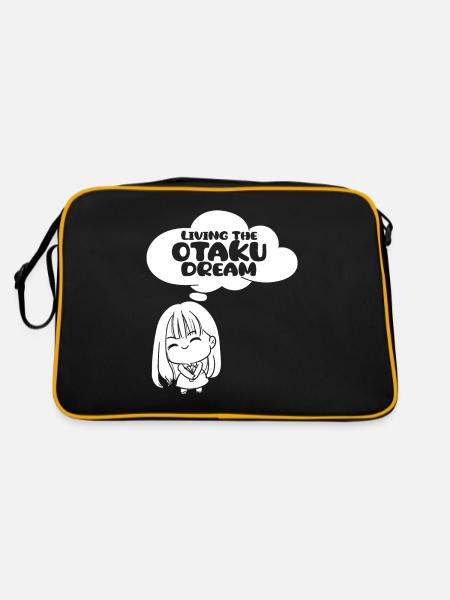 Anime Manga Dream Cloud - Retro Bag - black/gold - Back