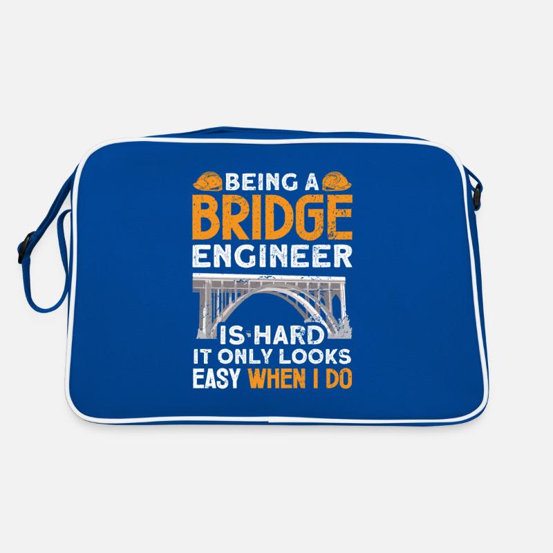 Construction de ponts et ingénieur de ponts Sac Retro
