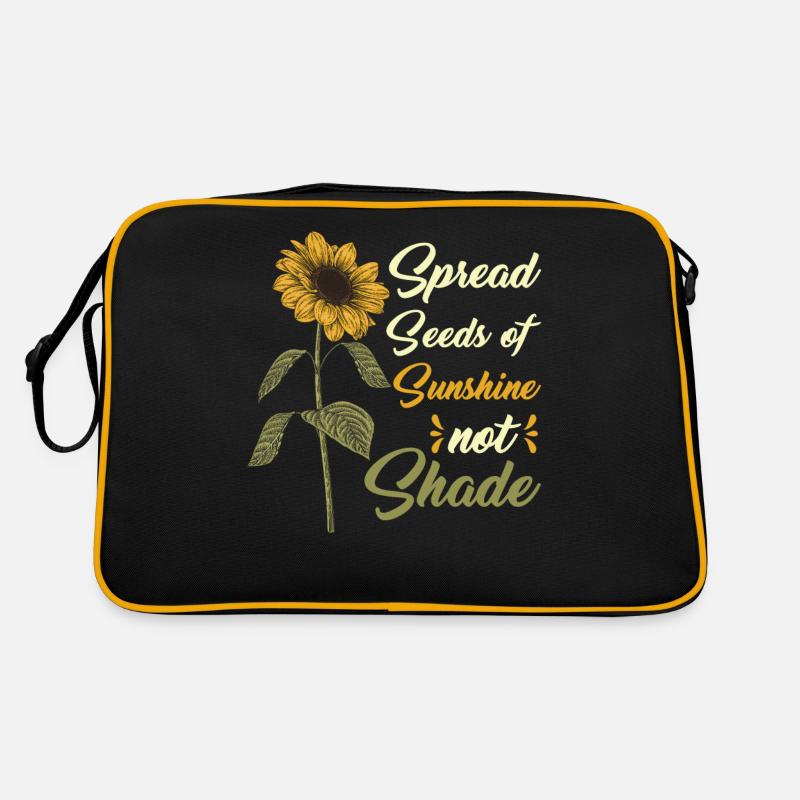 Répandez des graines de soleil et non d’ombre Sac Retro