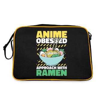 Bol de Ramen Manga Anime - Sac Retro - noir/or - Dos