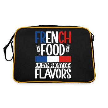 Cadeaux de cuisine française - Sac Retro - noir/or - Dos