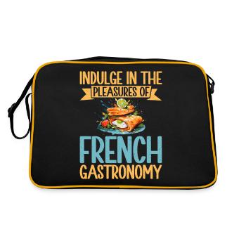 Cadeaux culinaires français - Sac Retro - noir/or - Dos