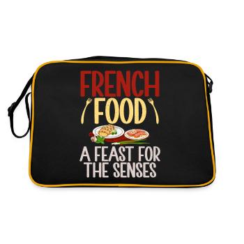 Cadeaux culinaires français - Sac Retro - noir/or - Dos