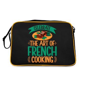 Cadeaux culinaires français - Sac Retro - noir/or - Dos