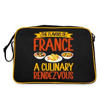 Cadeaux culinaires français - Sac Retro - noir/or - Dos