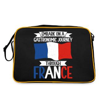Cadeaux de cuisine française - Sac Retro - noir/or - Dos