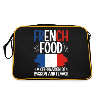 Cadeaux de cuisine française - Sac Retro - noir/or - Dos