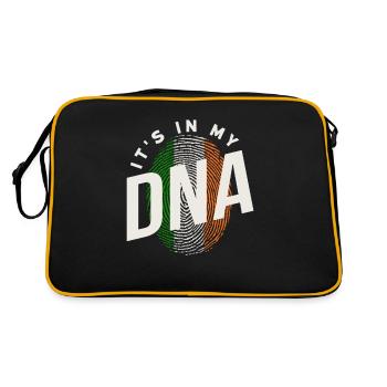 Drôle d’irlandais Irlande cadeau - Sac Retro - noir/or - Dos