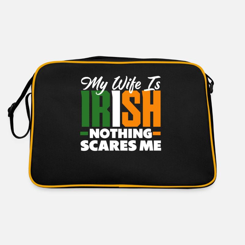 Drôle d’irlandais Irlande cadeau Sac Retro