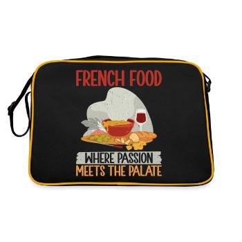 Cadeaux de cuisine française - Sac Retro - noir/or - Dos