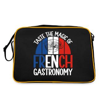 Cadeaux de cuisine française - Sac Retro - noir/or - Dos