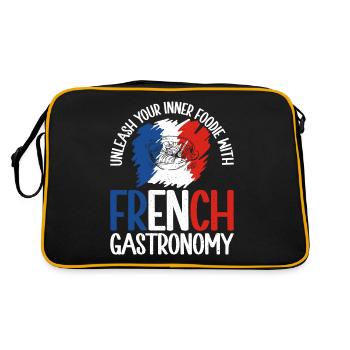 Cadeaux de cuisine française - Sac Retro - noir/or - Dos