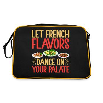 Cadeaux culinaires français - Sac Retro - noir/or - Dos