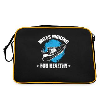 Des miles qui vous permettent de faire du jogging en bonne santé - Sac Retro - noir/or - Dos