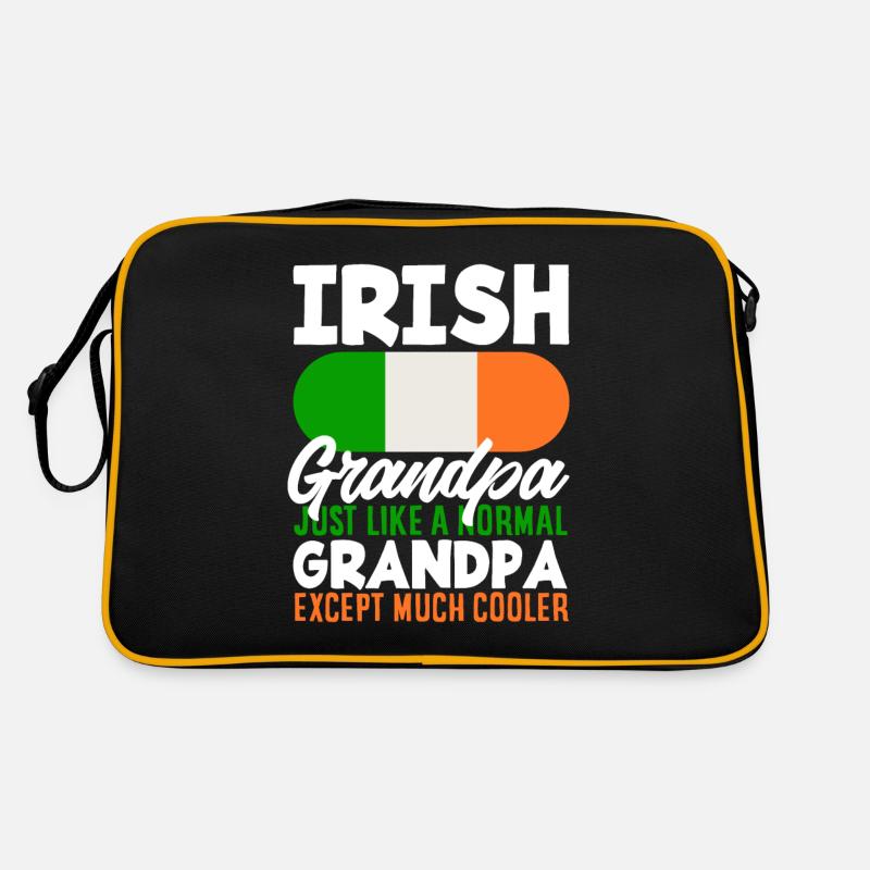 Lustiges Ire Irland Geschenk Retro Tasche