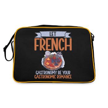 Cadeaux culinaires français - Sac Retro - noir/or - Dos