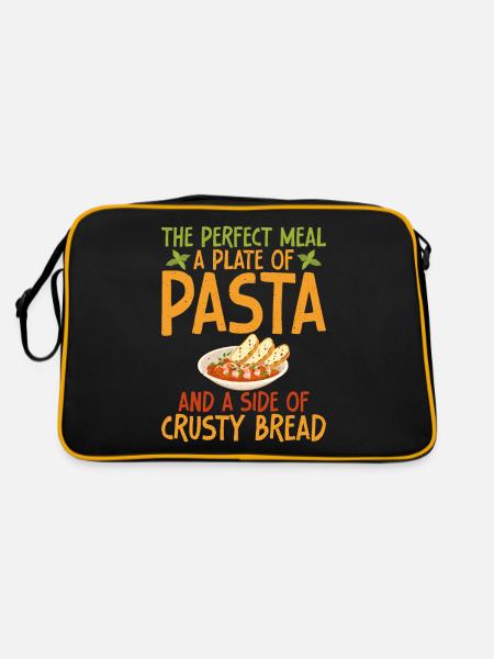 Italian Food Gifts - Retro Bag - black/gold - Back