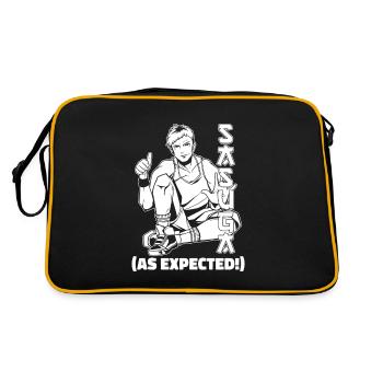 Anime Manga Compliment - Sac Retro - noir/or - Dos