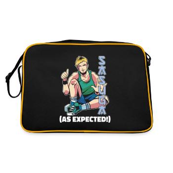 Anime Manga Compliment - Sac Retro - noir/or - Dos