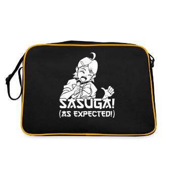 Anime Manga Compliment - Sac Retro - noir/or - Dos