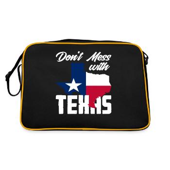 Texas Saying Texans - Retro Bag - black/gold - Back
