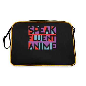 Manga d’anime - Sac Retro - noir/or - Dos