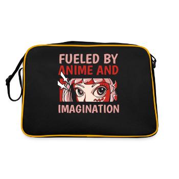 Manga d’anime - Sac Retro - noir/or - Dos