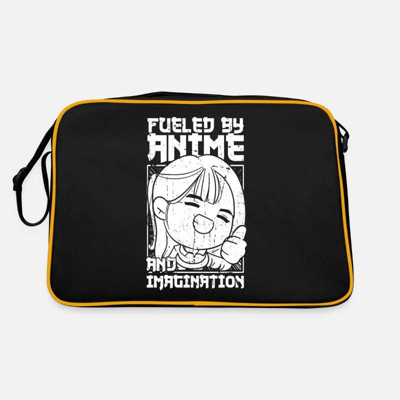 Anime Manga - Retro Bag - black/gold