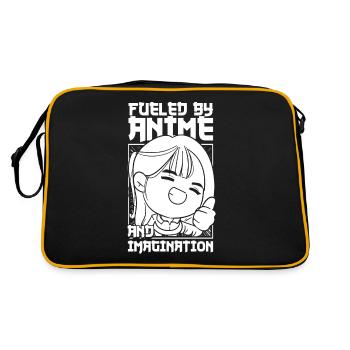 Anime Manga - Retro Bag - black/gold - Back