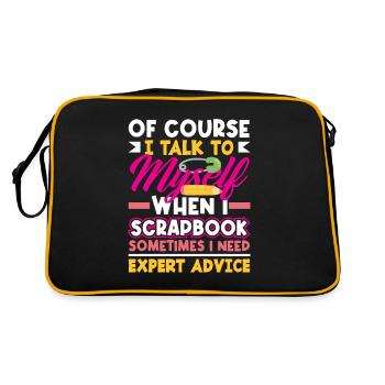 Livre de mémoire, Scrapbook, Scrapbook, Scrapbook, Scrapbook - Sac Retro - noir/or - Dos