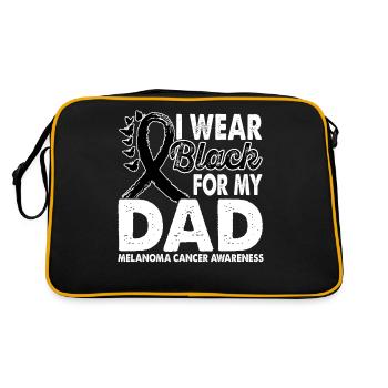 Wear black for the - Retro Bag - black/gold - Back