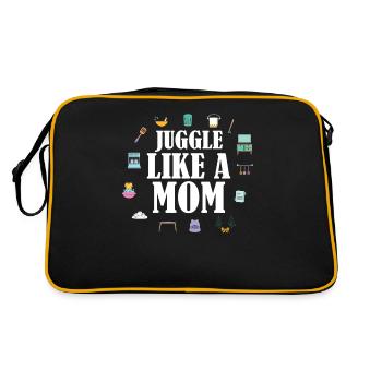 Maman Maman Jonglerie - Sac Retro - noir/or - Dos