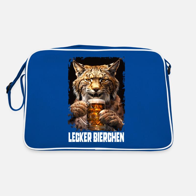 Lecker Bierchen Rotluchs Retro Tasche